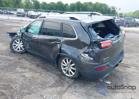 2015 Jeep Cherokee Limited из США, поврежденный, VIN 1C4PJMDB3FW528426